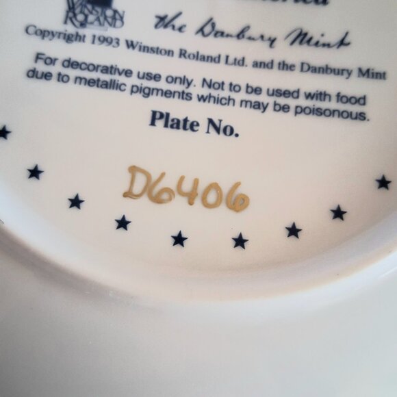 1993 The Danbury Mint "Vigilant Beacon" Plate - Picture 8 of 10